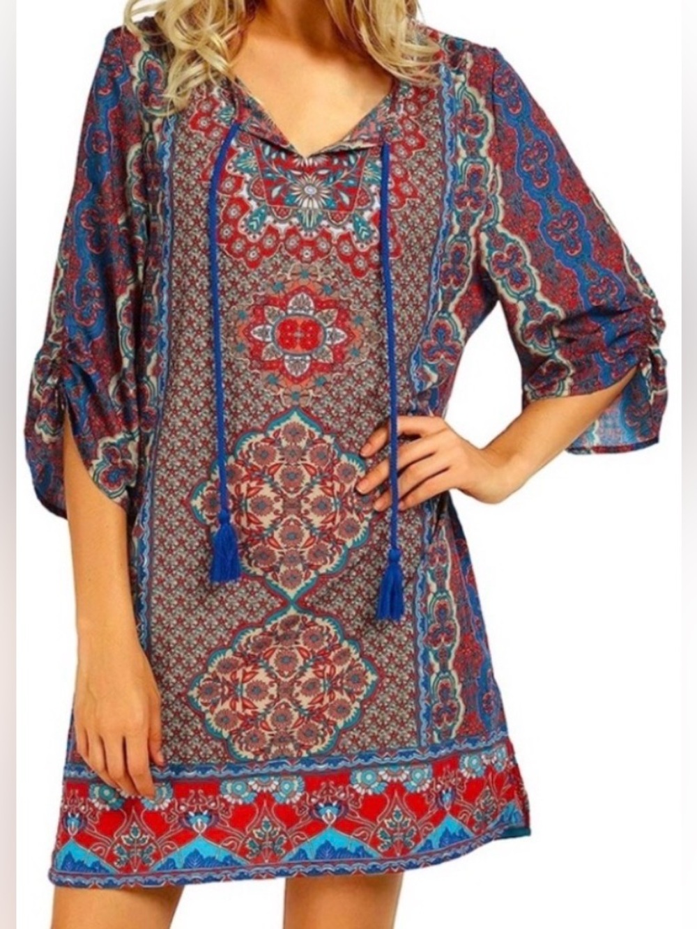 Mandala Tunic Dress - Picture 3 of 8